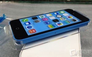 Blue iPhone 5C in retail packing